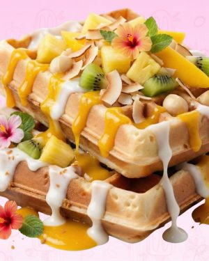 Tropical Paradise waffle 2